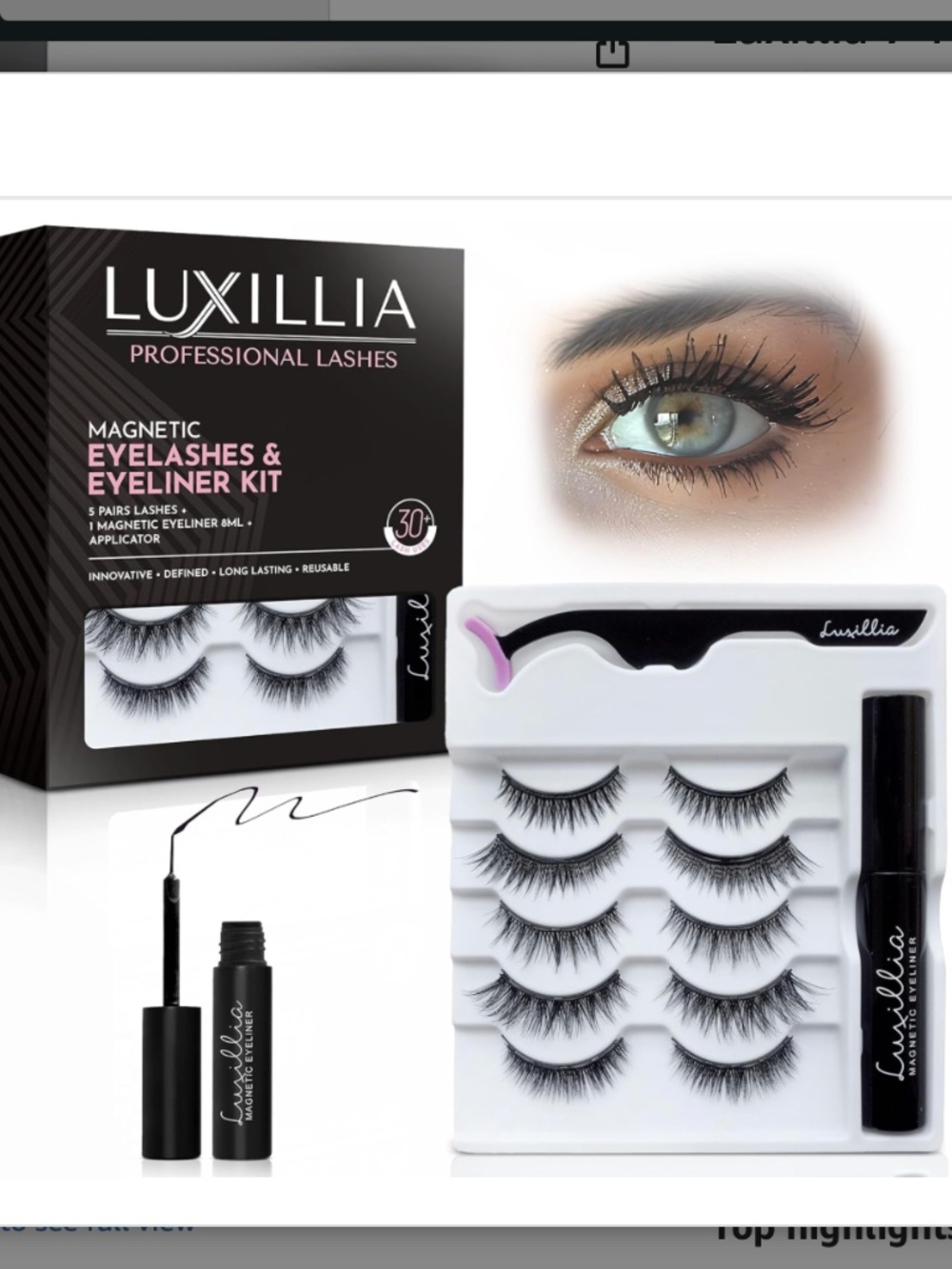BNIB magnetic eyelash extensions